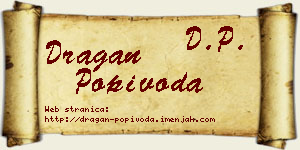 Dragan Popivoda vizit kartica